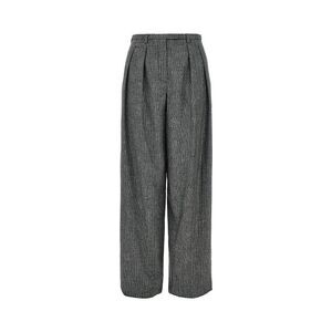 Emporio Armani Women Wool-Blend Flannel Pants